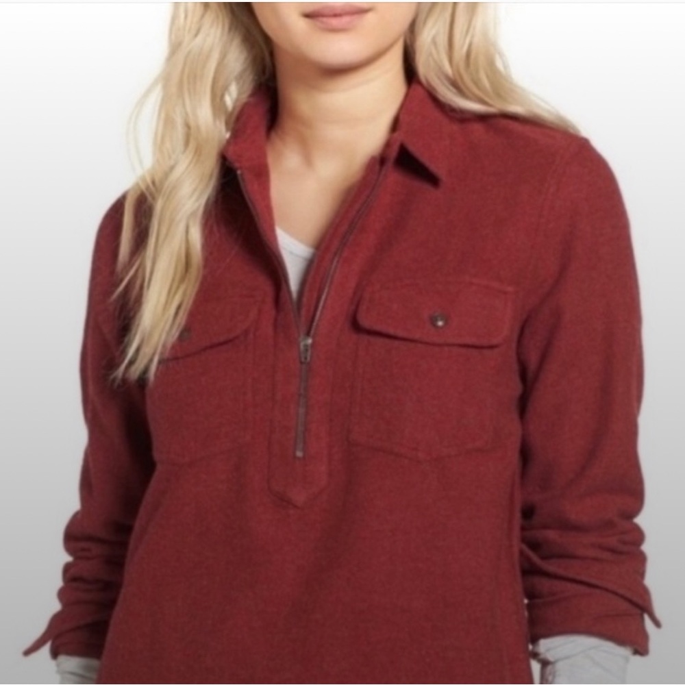 Madewell Flannel Popover Shirt . NWOT